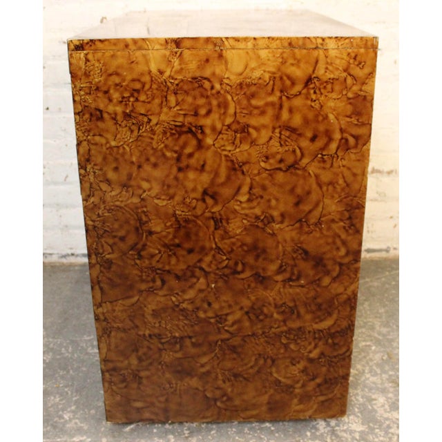 Mid 20th Century Set of Campaign Style Artisanal Three Drawer Dressers, Pair For Sale - Image 15 of 17