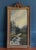 Antique Framed Pastel Landscape With Figure (Signed). Pastel wooded landscape with dirt road and a figure in the distance....