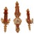 Louis XV Style Bronze-Mounted Verni Martin Painted Clock and Sconce Garniture - Set of 3 For Sale - Image 13 of 13