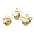 Antique Porcelain Japanese Scenic Kutani Three Piece Tea Service For Sale