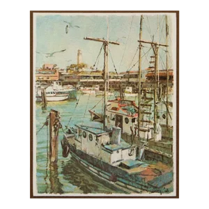 1968 San Francisco Sketches by Don Davey, Small Full-Color Print