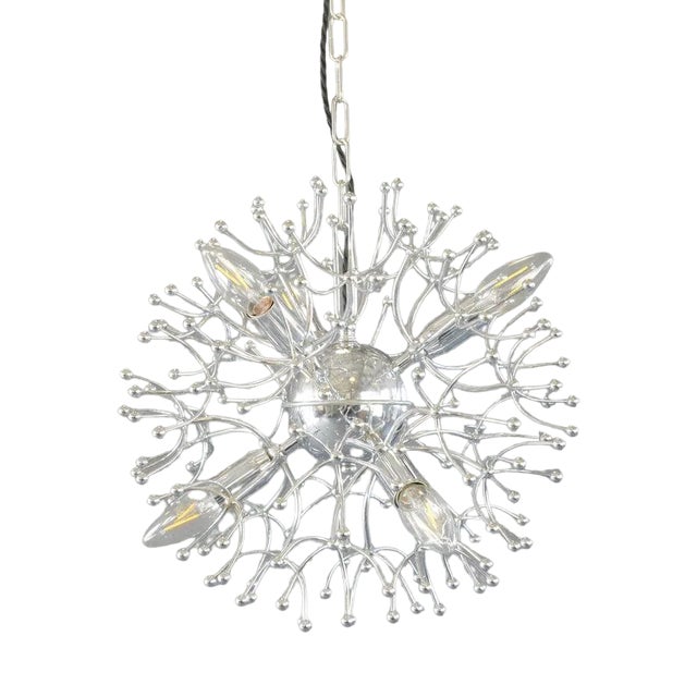 Mid-Century Sputnik Pendant Light by Sciolari, 1960s For Sale