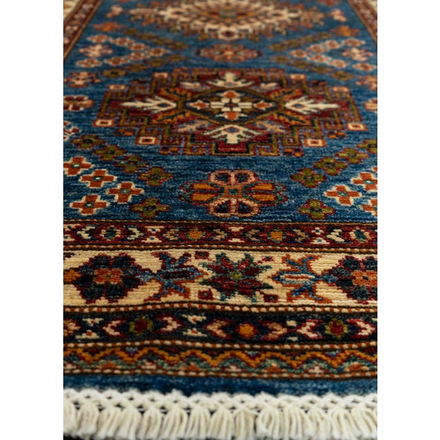 Contemporary Oriental Handmade Rug 2'9" x 9'8" For Sale - Image 3 of 4