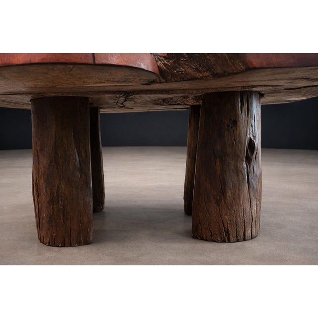 Monumental “Denúncia” Table Crafted From Reclaimed Brazilian Wood, 1970s For Sale - Image 12 of 16