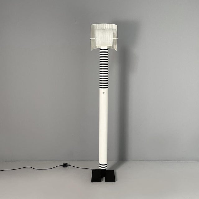 Italian Modern Metal Floor Lamp Shogun by Mario Botta for Artemide, 1980s For Sale - Image 3 of 18