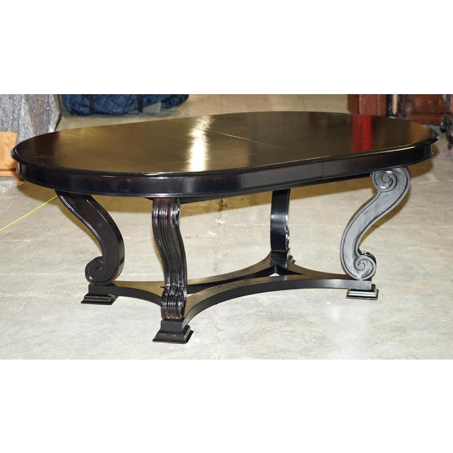 Hollywood Regency Bel Air Extending Dining Table from Ralph Lauren For Sale - Image 3 of 17
