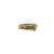 2020s 14k Yellow Gold Hand Engraved Lucky Nail Ring With Diamonds Size 7 For Sale - Image 5 of 9
