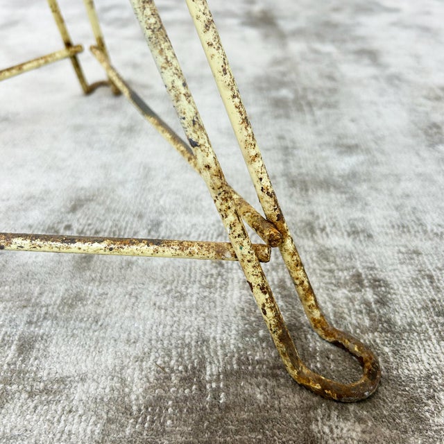 Wire Frame Adjustable Stool, 1960s For Sale - Image 6 of 9