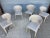 Set of 5 Cassina Hola Leather Chairs designed by Hannes Wettstein For Sale In Philadelphia - Image 6 of 12