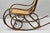 Vintage Mid Century Modern Thonet Style Bentwood & Cane Rocker Rocking Chair (B) For Sale - Image 16 of 18