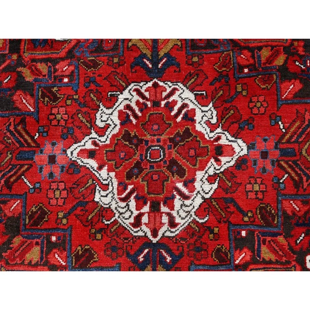 1960 Red Vintage Persian Rug For Sale In New York - Image 6 of 12
