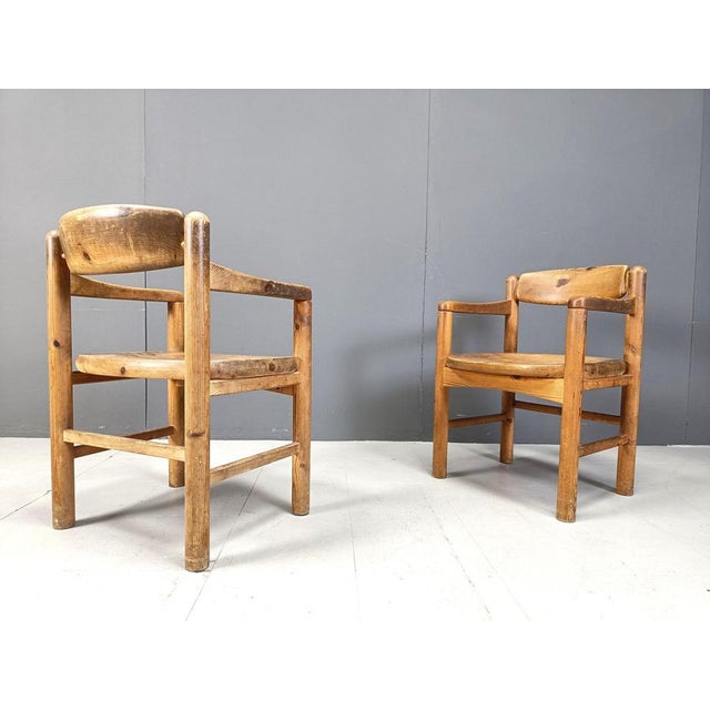 Pine Wood Dining Chairs by Rainer Daumiller for Hirtshals Savvaerk, 1970, Set of 6 For Sale - Image 13 of 14