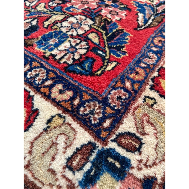 Vintage Sarouk Rug, 1920s For Sale - Image 10 of 18
