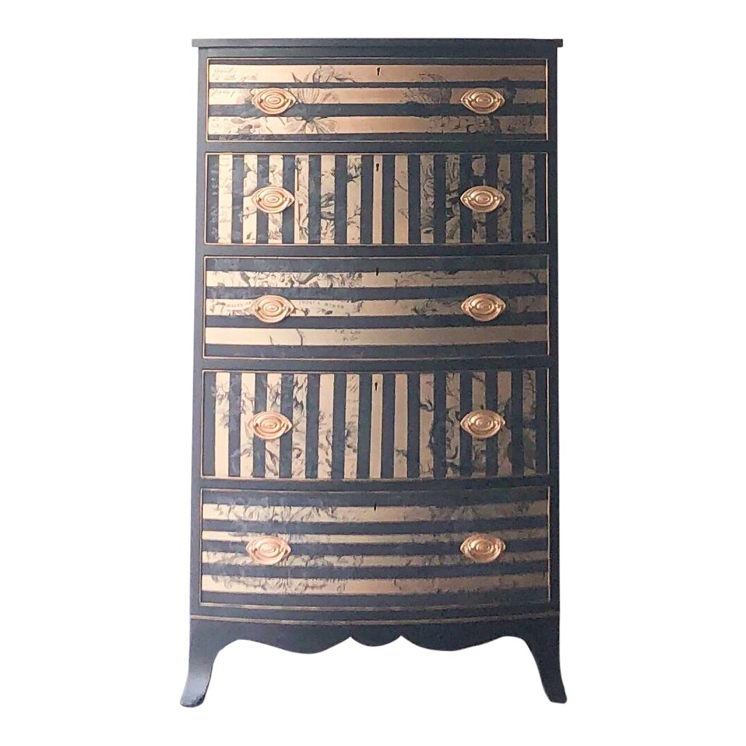 The Beacon Hill Collection Vintage Hollywood Glam Gold And Black