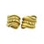 1980s Pair of Barry Kieselstein-Cord 1982 Omega Collection 18k Green Gold Scroll Earrings For Sale - Image 10 of 13