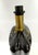 Vintage Italian Black and Gold Glazed Ceramic Table Lamps, 1980s, Set of 2 For Sale - Image 10 of 15