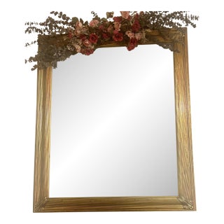 Huge Golden Wall Mirror For Sale