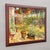 Terrace with Geranium Pot, 1994 – Oil Painting by Alexander Michael Item e7647 This oil painting from 1994 captures a sun-...