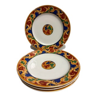 Rosenthal Renaissance Carlotta Fine Porcelain Salad Plates Set of 4 For Sale