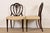 Brown Baker Furniture Style Georgian Carved Mahogany Shield Back Side Chairs or Dining Chairs, Set of Four For Sale - Image 8 of 10