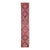 1970s Vintage Handmade Wool Cotton Red Runner Rug For Sale
