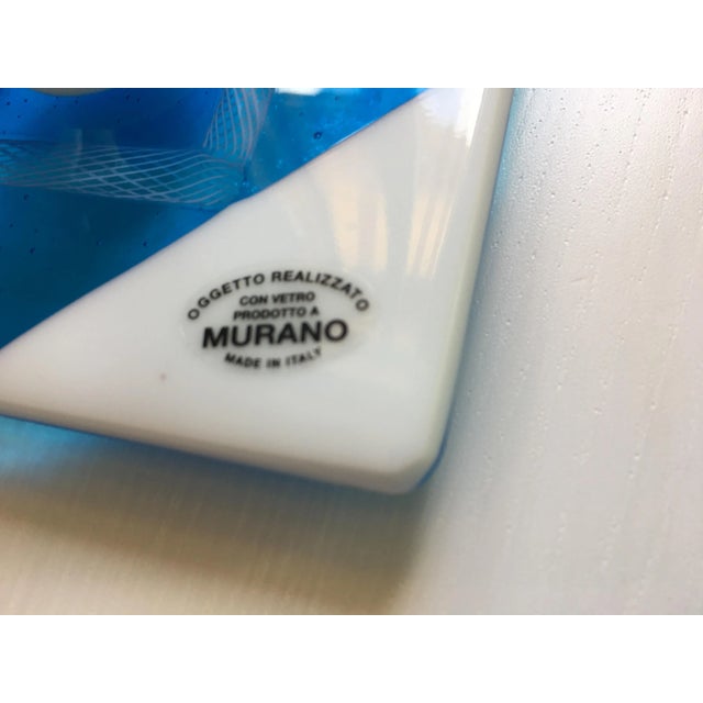 Glass Handmade Italian Murano Art Glass Chess Board, Italian Glass From Venice - 33 Pieces For Sale - Image 7 of 9