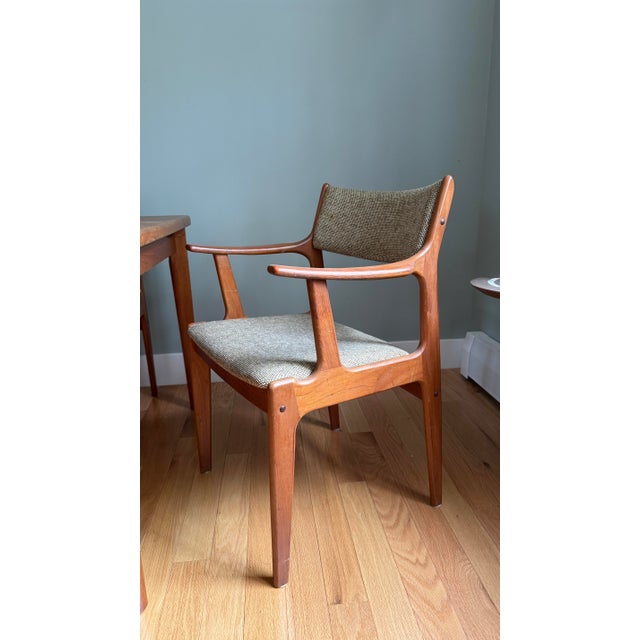 Vintage MCM Danish Teak Dining Set For Sale - Image 4 of 12