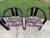 1980s Postmodern Italian Black Lacquer "Alvise" Dining Chairs by Pni - Set of 6 For Sale - Image 10 of 12