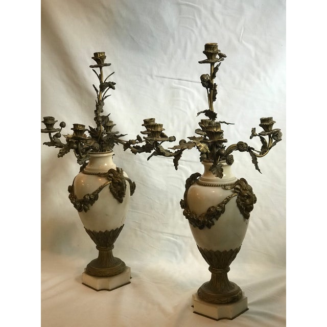 19th Century Louis XIV Candelabras - a Pair For Sale - Image 13 of 13