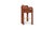 Not Yet Made - Made To Order Double Arch Bar Stool in Brass and Drau Ref. 5 Upholstery by Insidherland For Sale - Image 5 of 11
