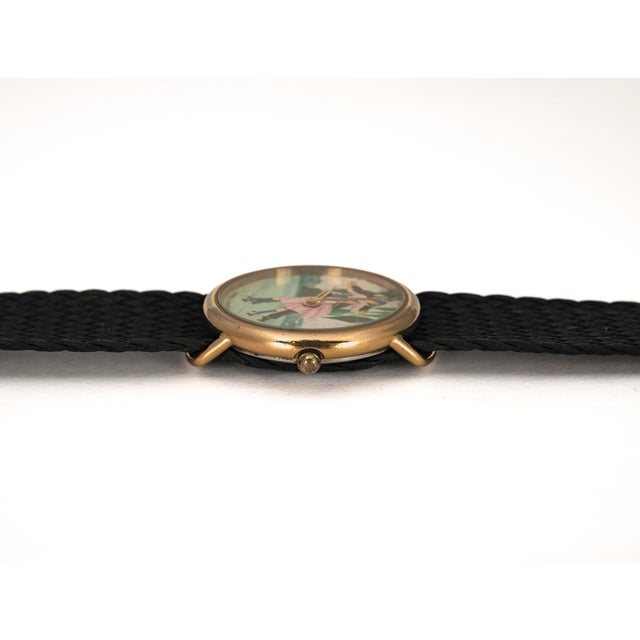 Vintage Swiss Watch with Marienbad Roller Skating Motif from Breil, 1950s For Sale - Image 16 of 18