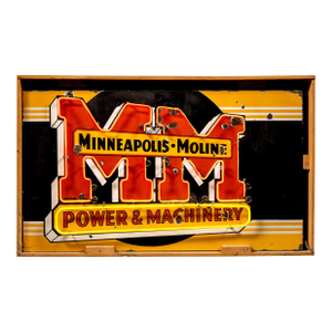 Vintage Minneapolis-Moline SSP Neon Sign