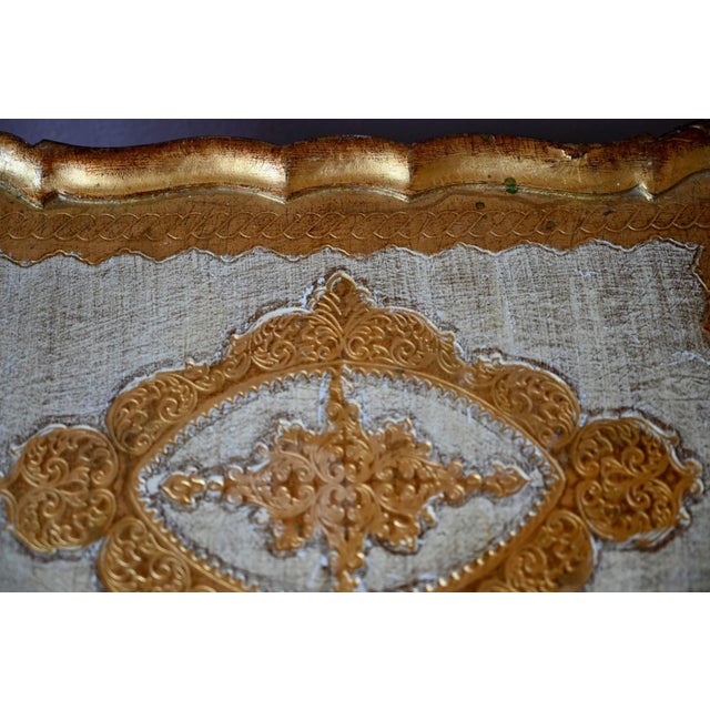 Florentine Baroque Style Gilded Nesting Tables, 1950s, Set of 2 For Sale - Image 9 of 18