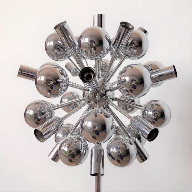 Silver Sputnik Floor Lamp from Cosack Floor Lamps, 1969 For Sale - Image 8 of 10