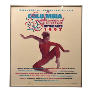 Columbia Festival of the Arts 1997 Poster