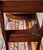 Vintage Mahogany Lyre Back Telephone Table With Gossip Bench Seat For Sale - Image 9 of 13