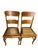 Solid Wood Antique Oak Dining Chairs With Cane Seats Set of 5 — Antique, P. Derby Boston Label For Sale - Image 4 of 11