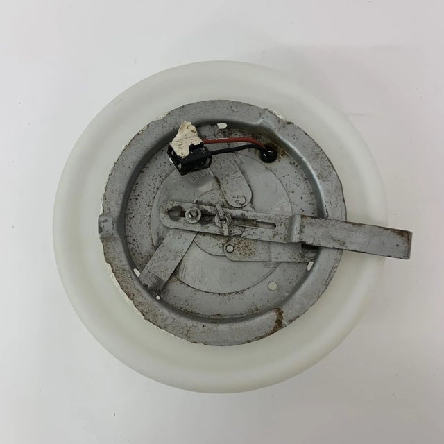 Dutch Ceiling Lamp in Matte Glass from Gispen, 1930s For Sale - Image 3 of 10