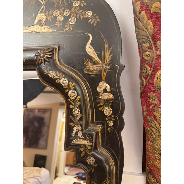 Large 1970s La Barge Chinoiserie Style Mirror For Sale - Image 9 of 12