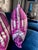 Pair of 20" Custom Pillows in Schumacher Bukhara Ikat Fuchsia, Pattern 176082 For Sale - Image 13 of 18