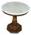 19th Century Italian Round Table With Carrara Marble Top For Sale