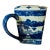 Vintage Blue and White Ironstone Pitcher For Sale