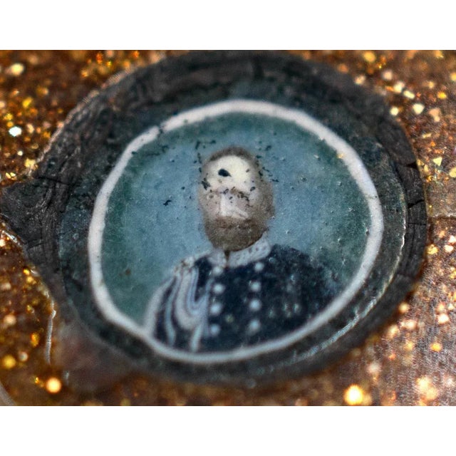 Portrait of Garibaldi is an admirable piece of art painted on small glass, realized by anonymous artists of the 19th...