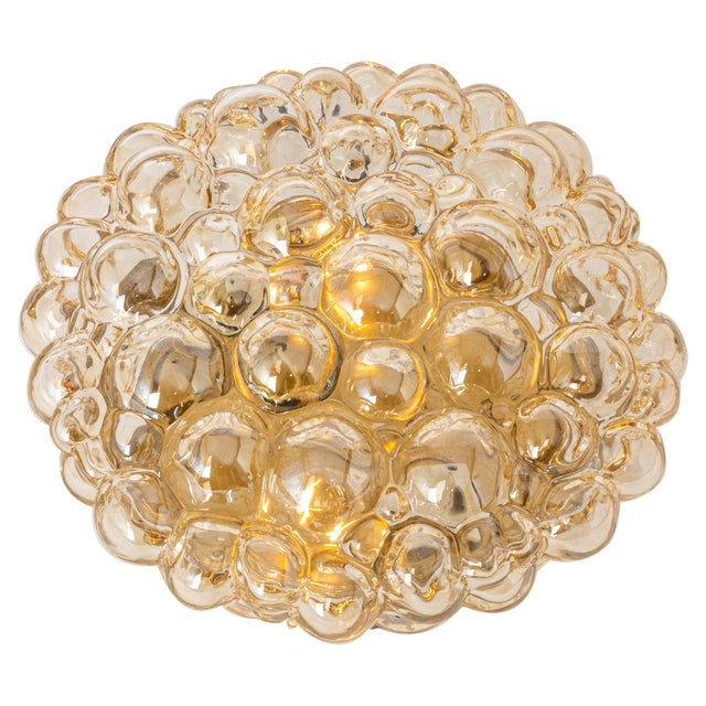 German Bubble Glass Flush Mounts by Helena Tynell, 1970s For Sale - Image 9 of 9