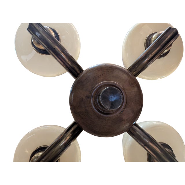 Vintage Pendant Light by Paavo Tynell for Oy Taito Ab, 1940s For Sale - Image 4 of 18