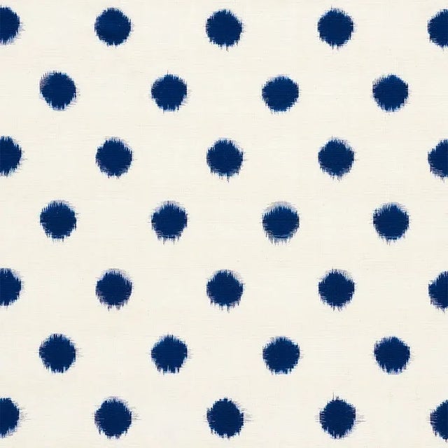 This polka dot derives from a traditional Japanese folk pattern. It's also an authentic double ikat, created with a...