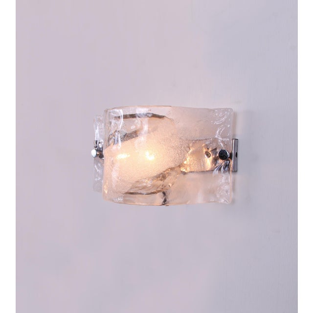 Large Murano Glass Wall Sconce from Mazzega, 1960s For Sale - Image 12 of 18