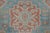 Traditional Antique Persian Heriz Medallion Rug in Sky Blue and Rust Tones - Rug & Kilim For Sale - Image 3 of 7