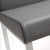 Denmark Grey Vegan Leather & Steel Counter Stools - Set of 2 For Sale In Los Angeles - Image 6 of 12