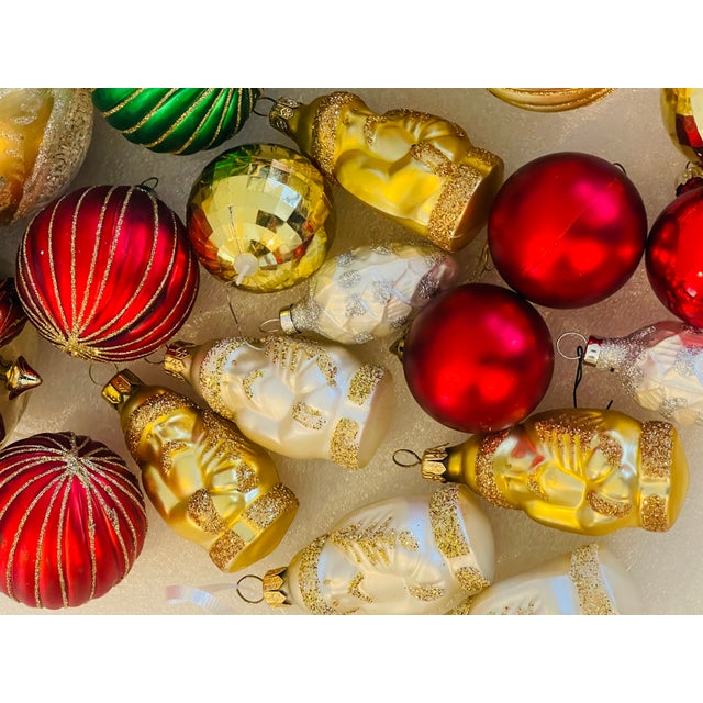 1960s Set of 40, Old World Christmas Ornaments For Sale - Image 4 of 5